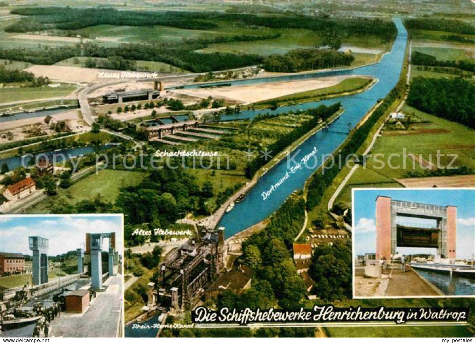 Waltrop Recklinghausen NRW Schiffshebewerke Henrichenburg