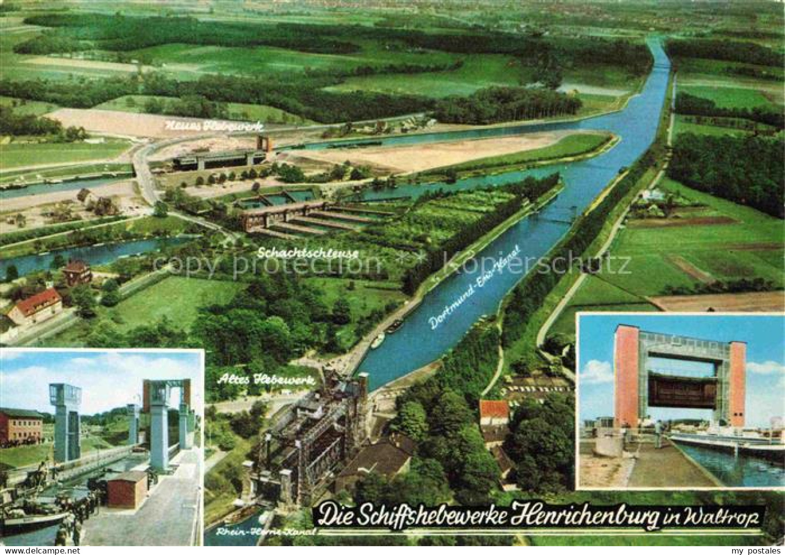Waltrop Recklinghausen NRW Schiffshebewerke Henrichenburg Schleuse
