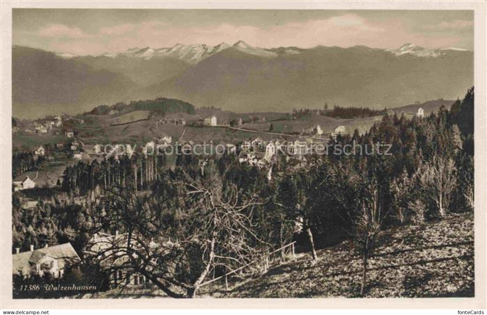 Walzenhausen Appenzell AR Panorama