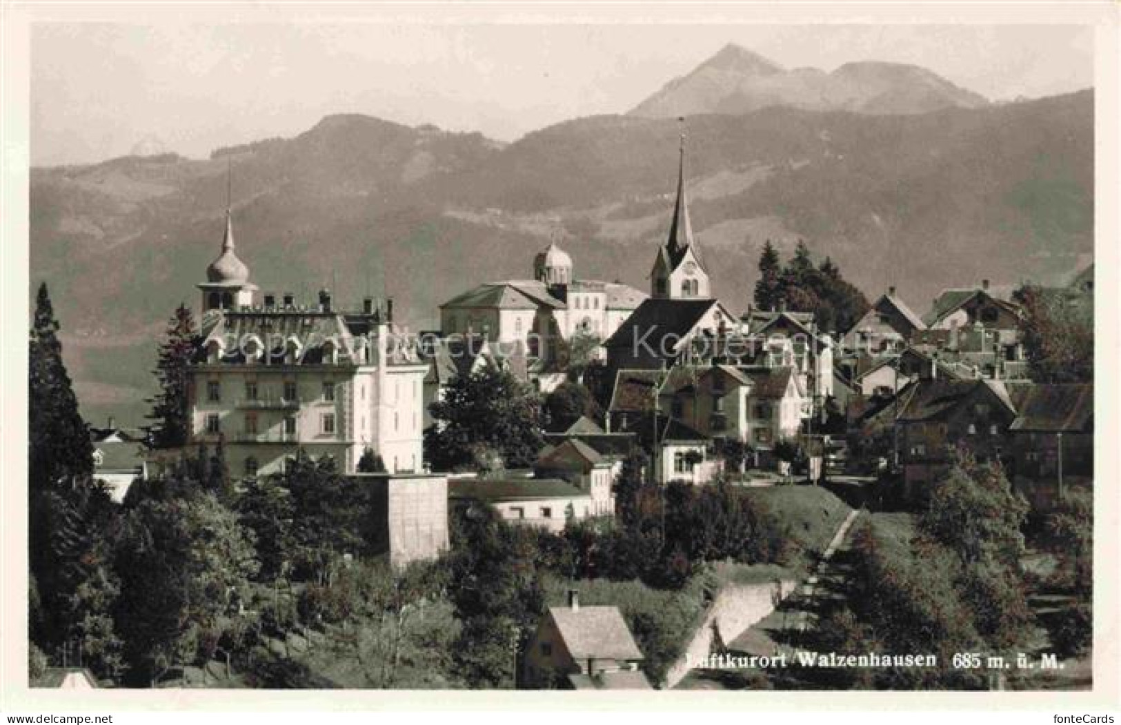 Walzenhausen Appenzell AR Teilansicht Luftkurort