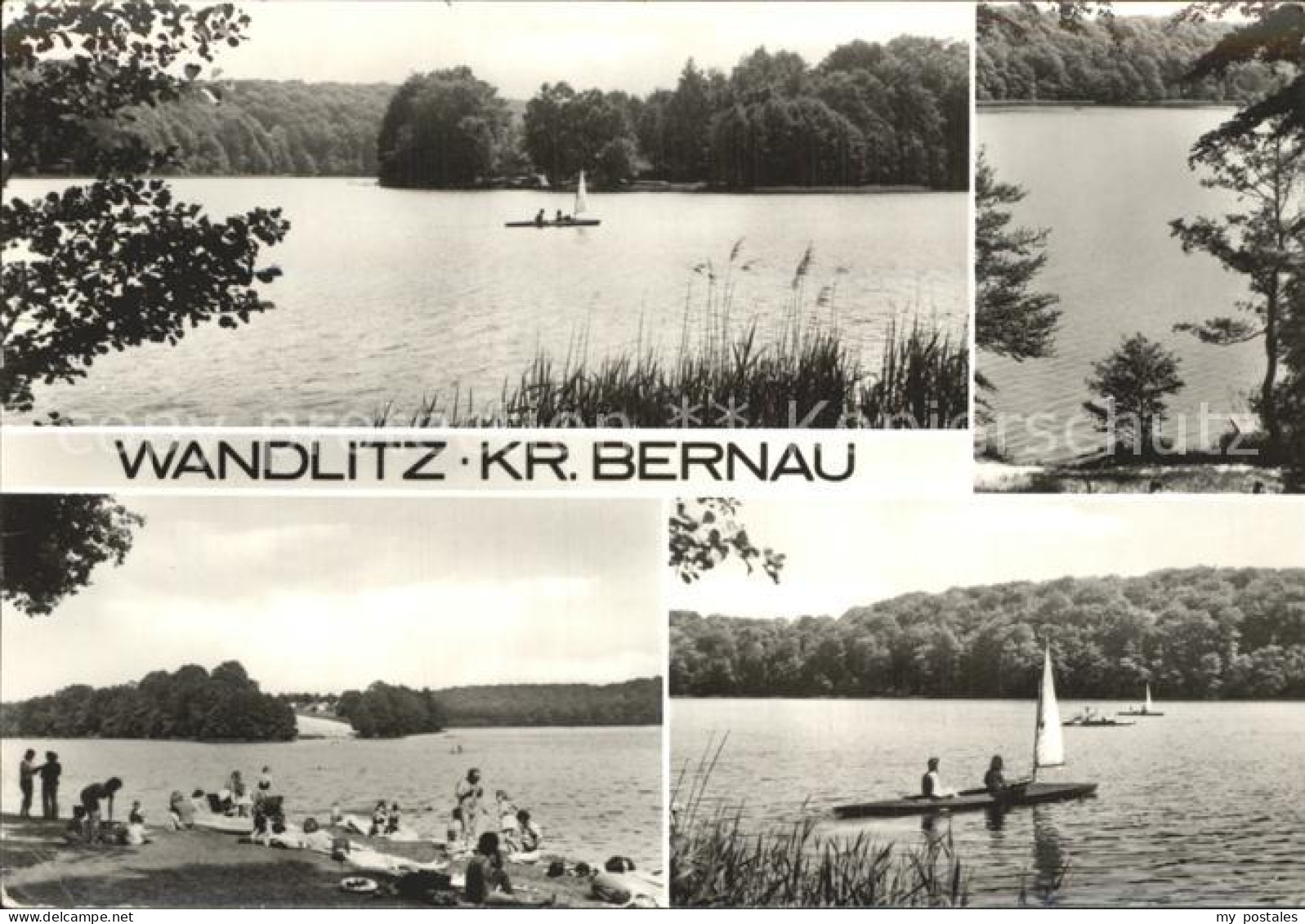 Wandlitz Liepnitzsee Badestrand Kanu