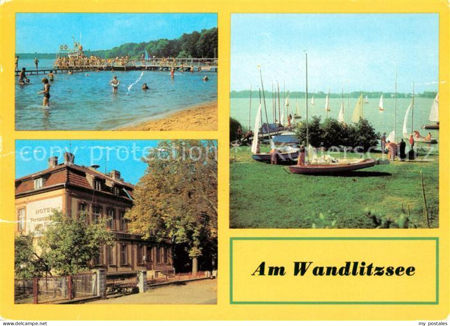 Wandlitz Wandlitzsee Bootsanlegestelle Hotel