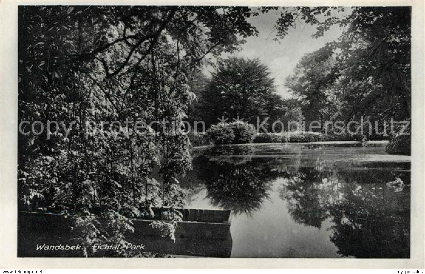 Wandsbek Eichtal Park Teich