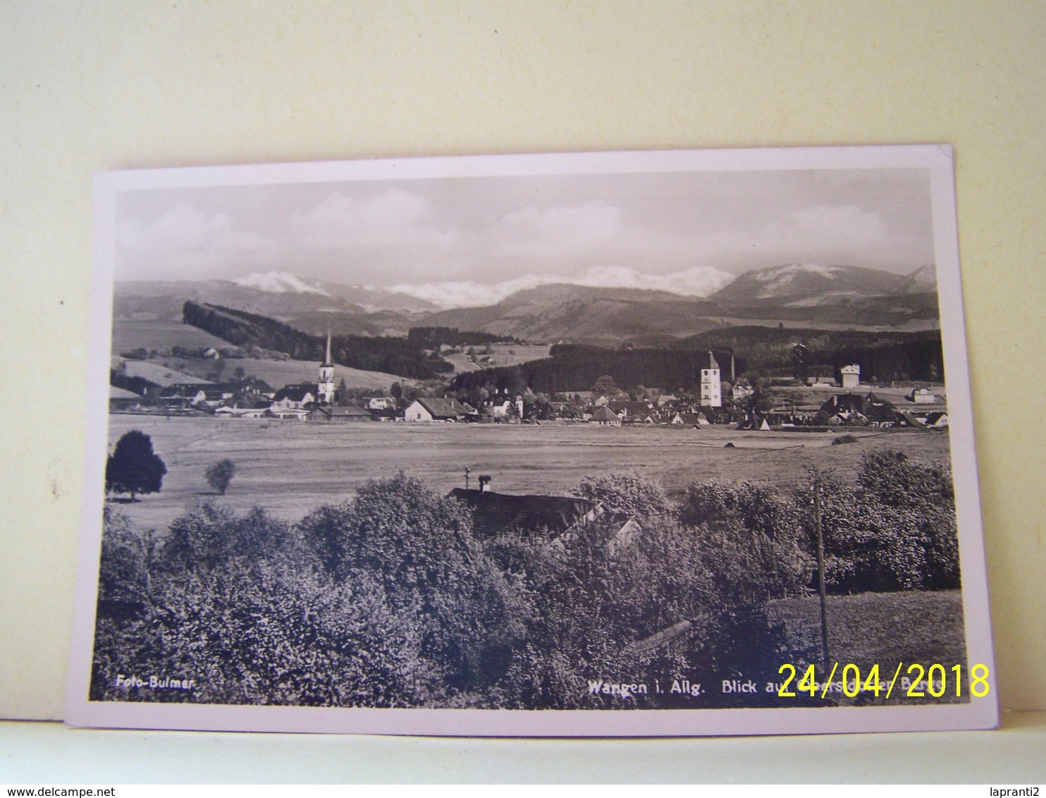 WANGEN (ALLEMAGNE) WANGEN IM ALLGAU. BLICK AUF OBERSTDORFER BERGE.
