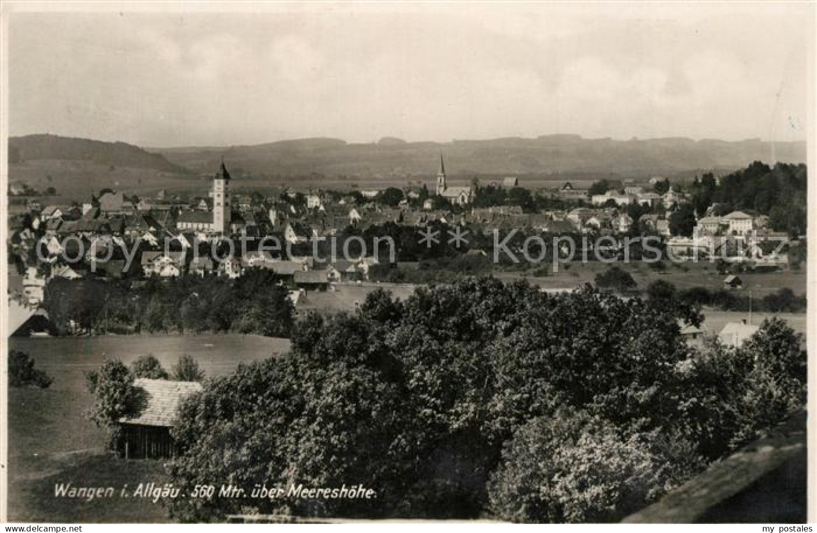 Wangen Allgaeu Panorama