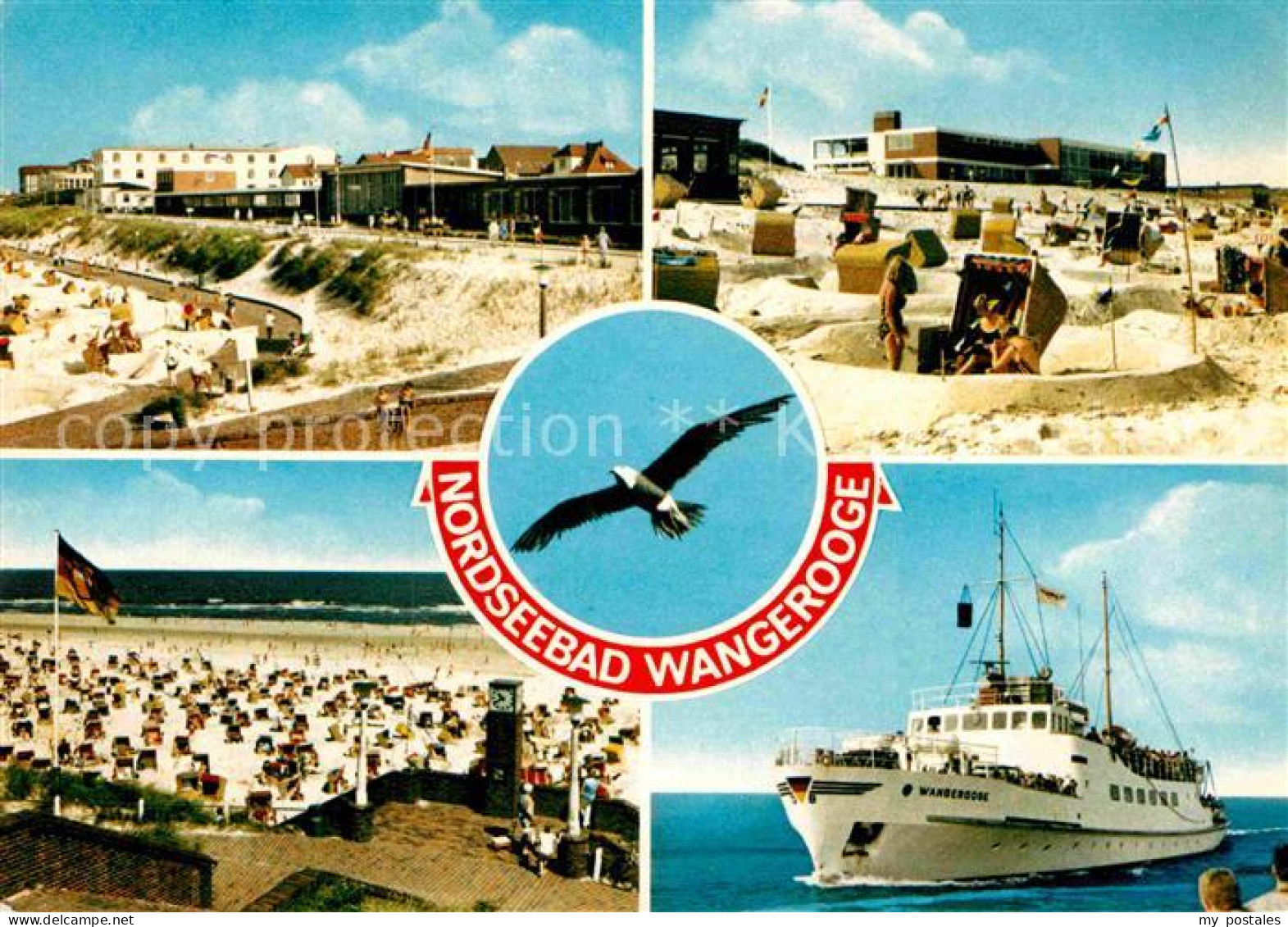 Wangerooge Nordseebad Badestrand MS Wangerooge