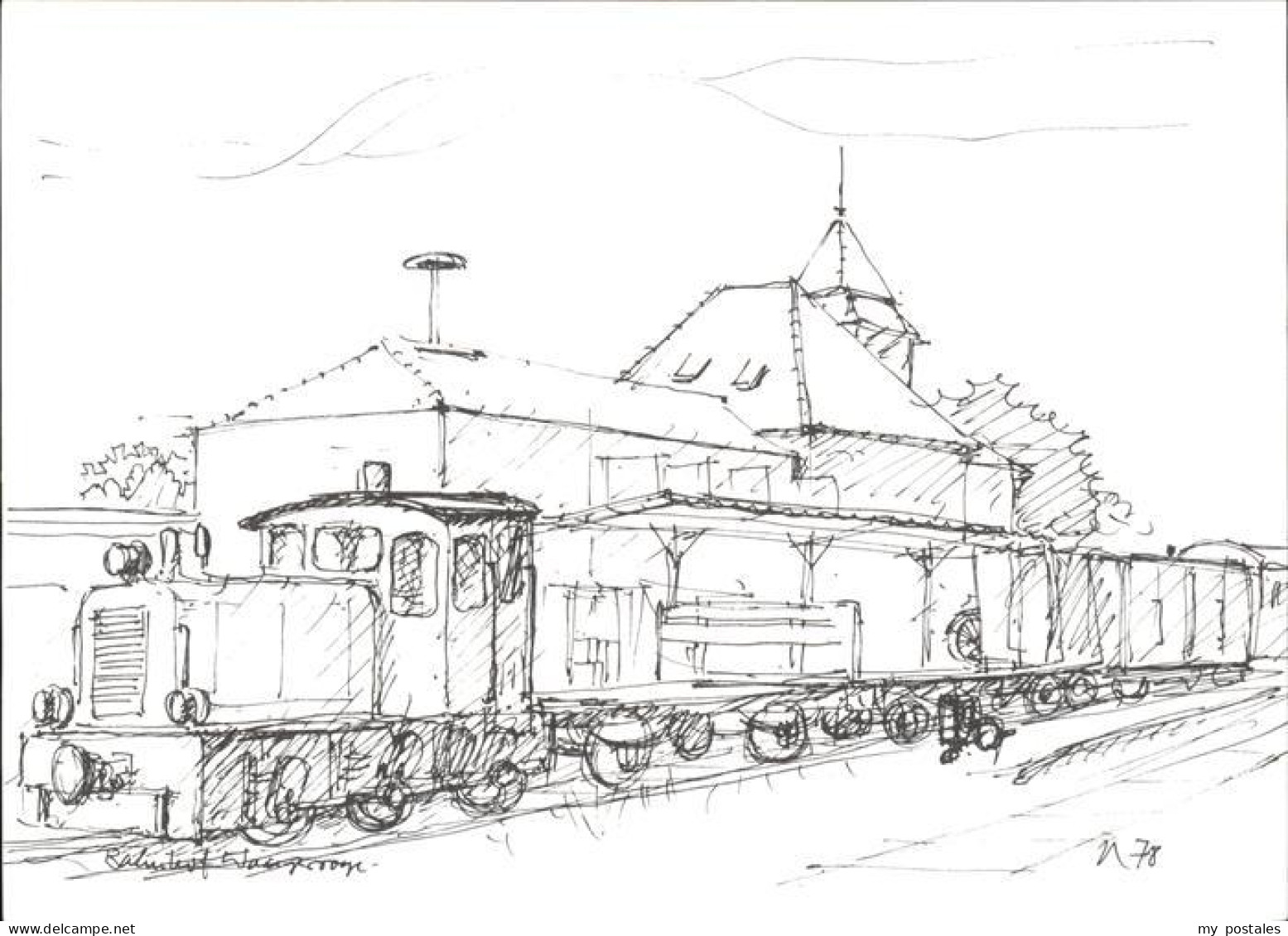 Wangerooge Nordseebad Bahnhof Wangerooge Wangerooger Skizzen