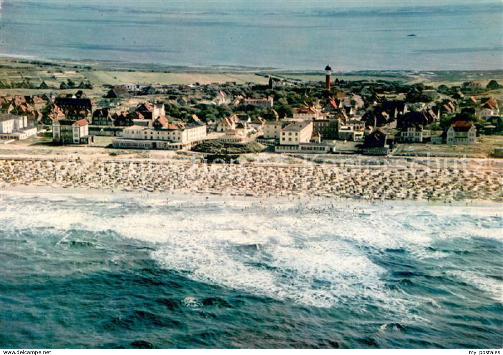 Wangerooge Nordseebad Fliegeraufnahme