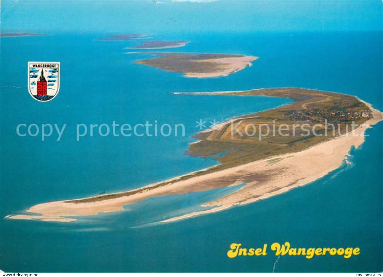 Wangerooge Nordseebad Fliegeraufnahme
