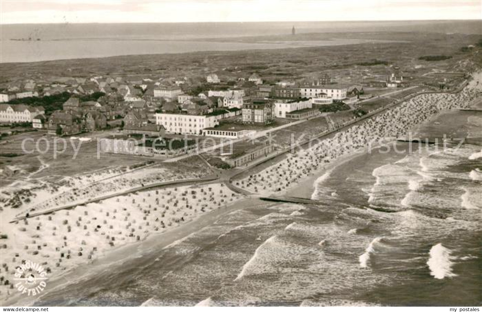 Wangerooge Nordseebad Fliegeraufnahme