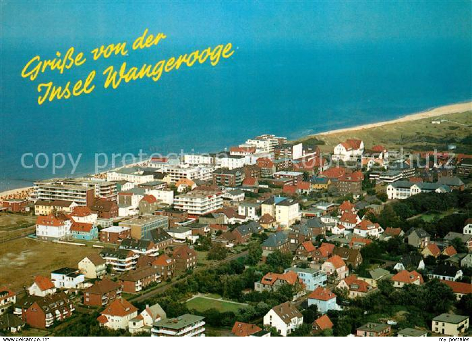 Wangerooge Nordseebad Fliegeraufnahme