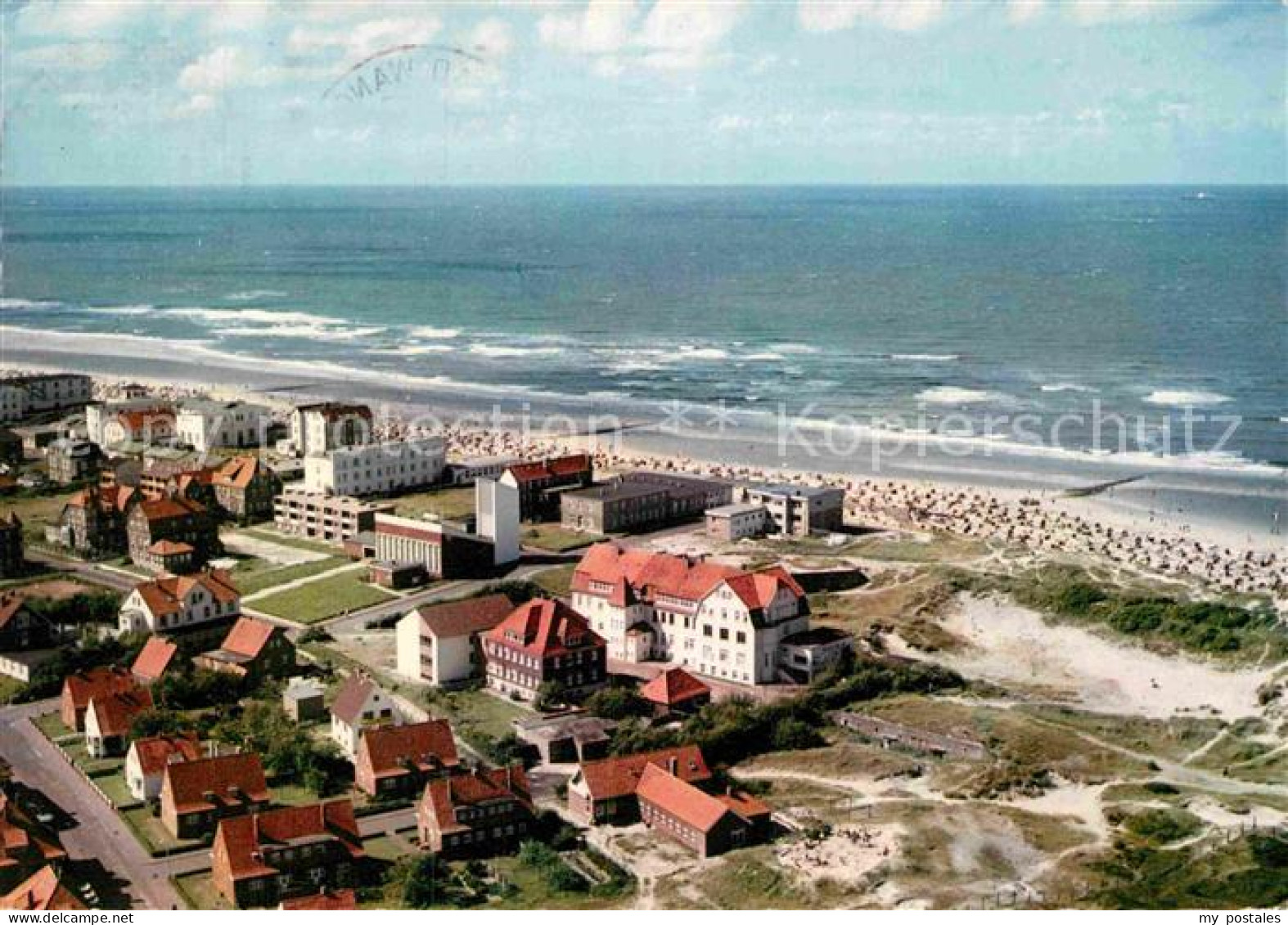 Wangerooge Nordseebad Fliegeraufnahme