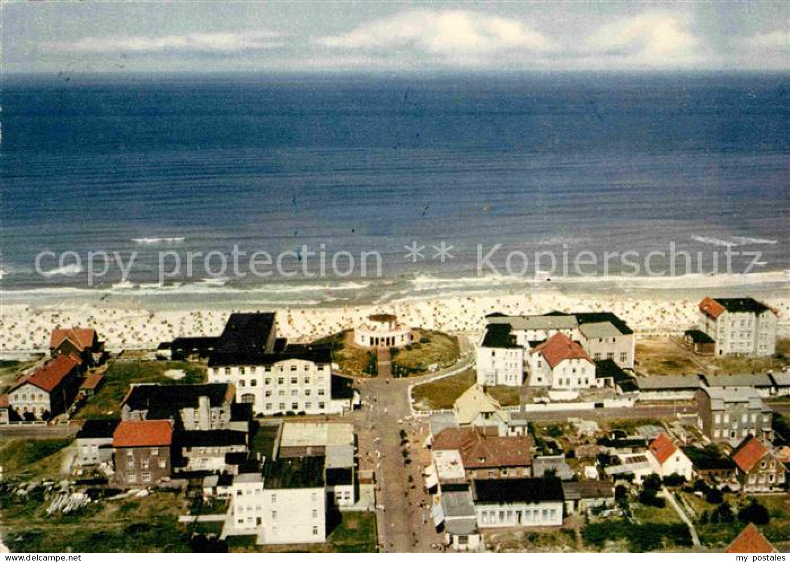 Wangerooge Nordseebad Fliegeraufnahme