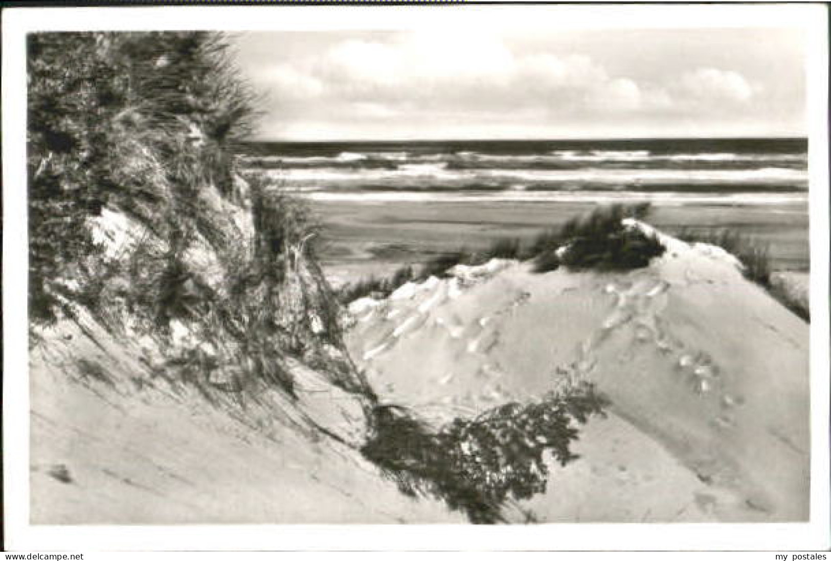 Wangerooge Nordseebad Wangerooge Duenen ungelaufen ca. 1955