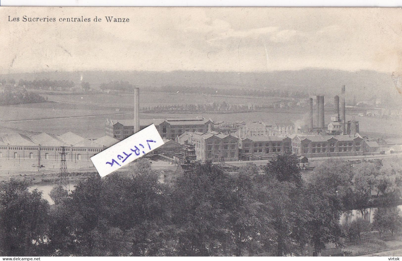 Wanze  : Les Sucreries centrales 1912