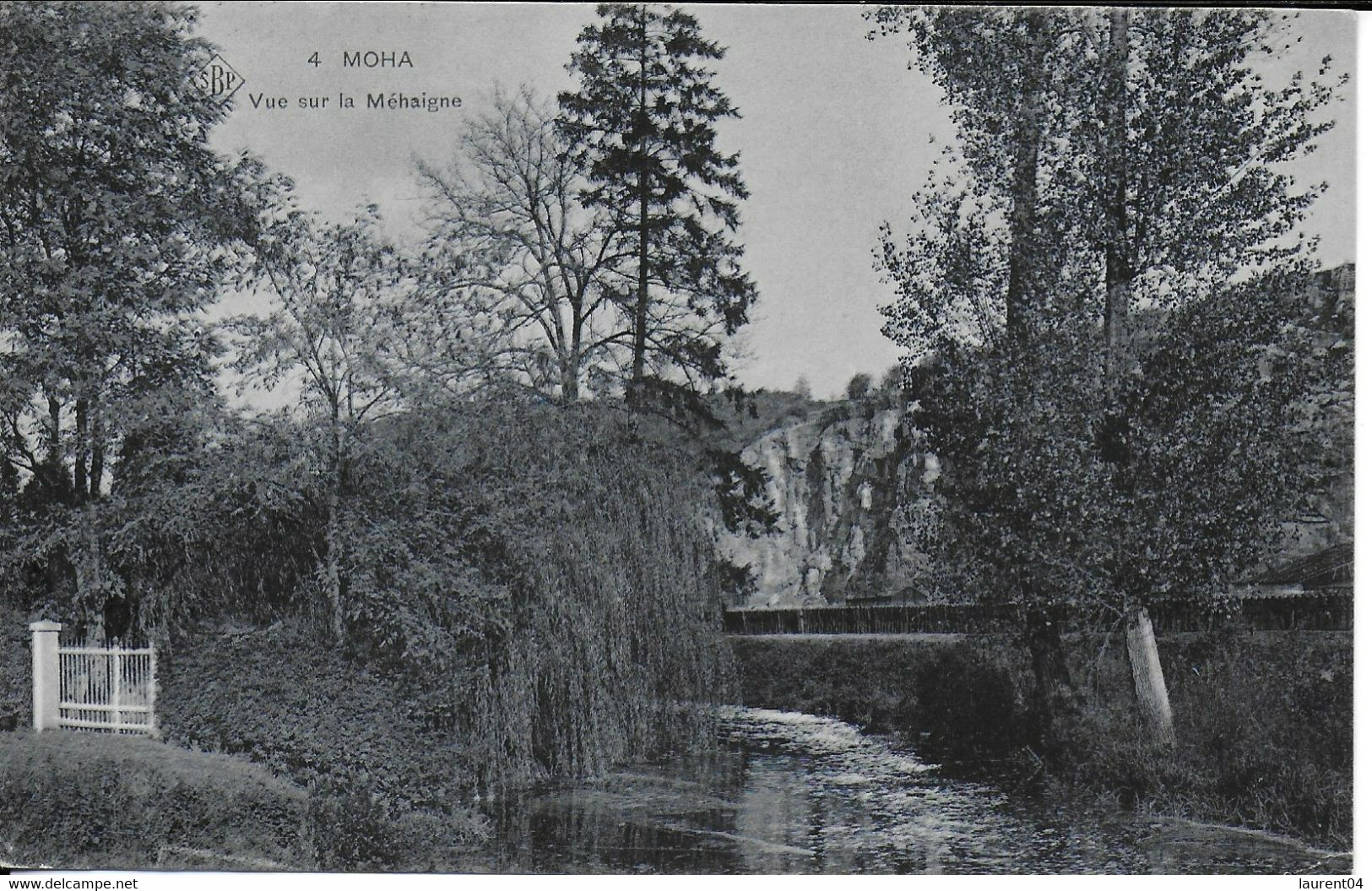 WANZE. MOHA.  VUE SUR LA MEHAIGNE. SBP 4