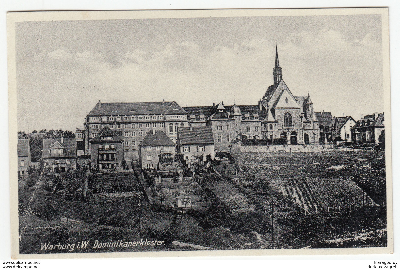 Warburg, Dominikanerkloster old unused postcard bb170701