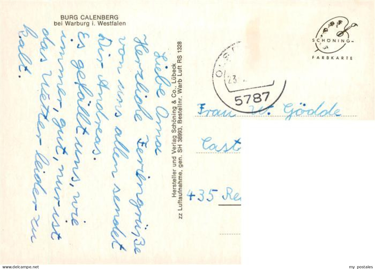 Warburg Westfalen Burg Calenberg