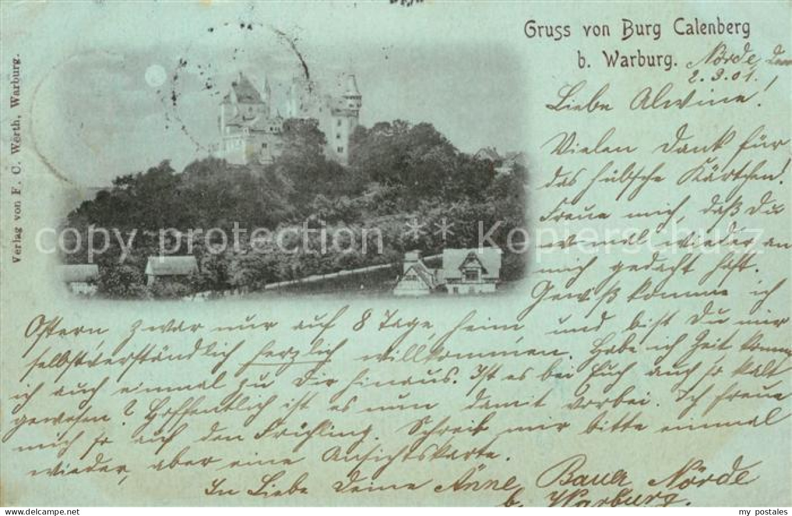 Warburg Westfalen Burg Calenberg