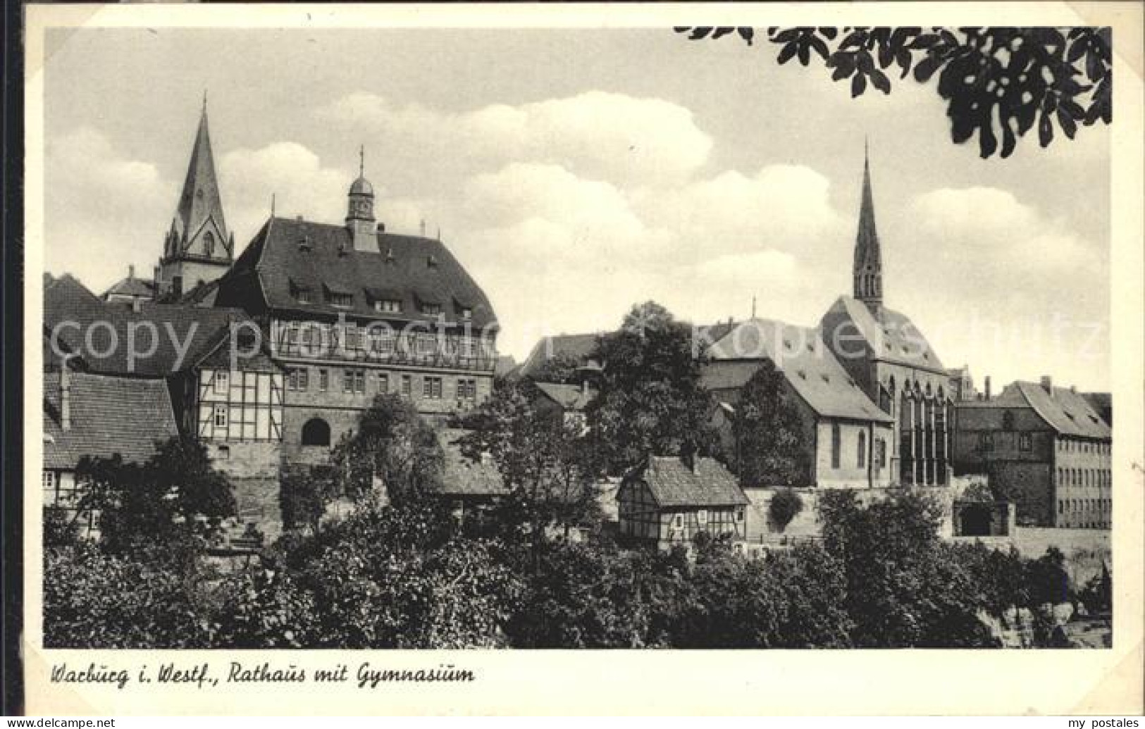 Warburg Westfalen Rathaus Gymnasium