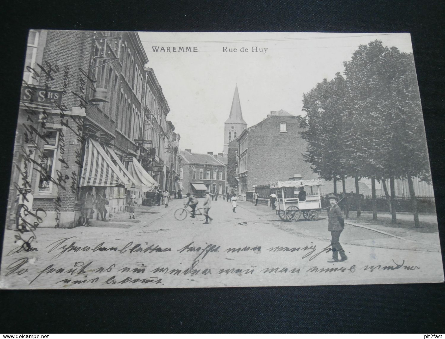 Waremme , 1918 ,  Rue de Huy , Ansichtskarte ,  AK , CPA !!