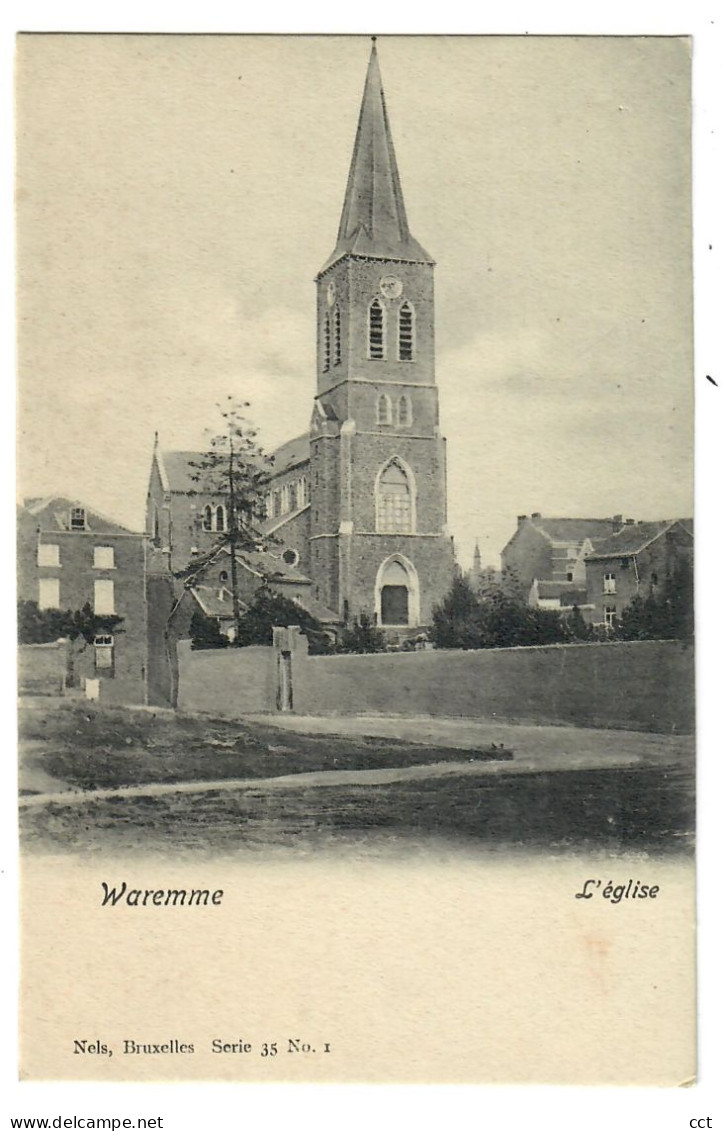 Waremme  L'église   Edit Nels Bruxelles Serie 35 n° 1