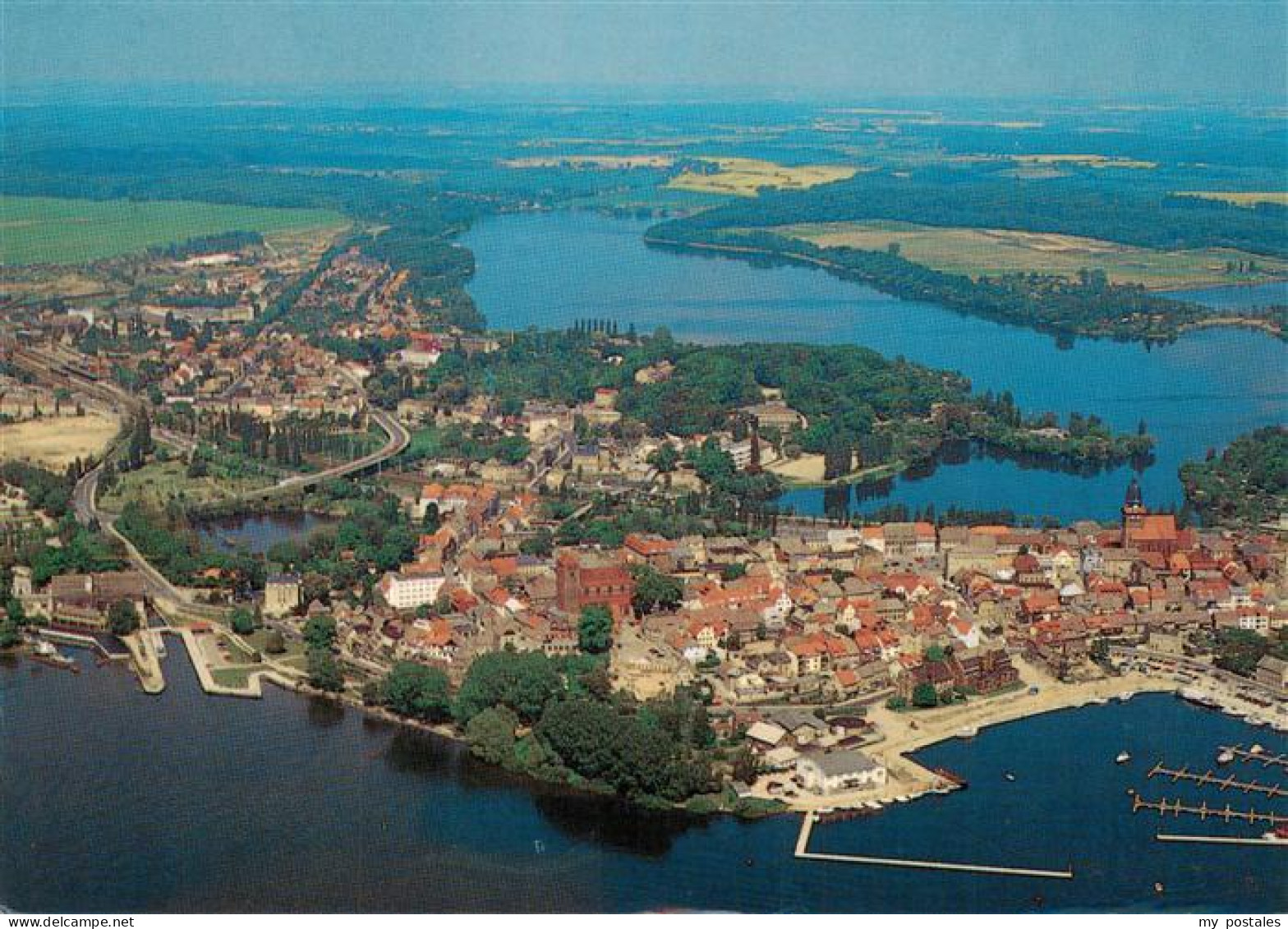 Waren Mueritz Fliegeraufnahme