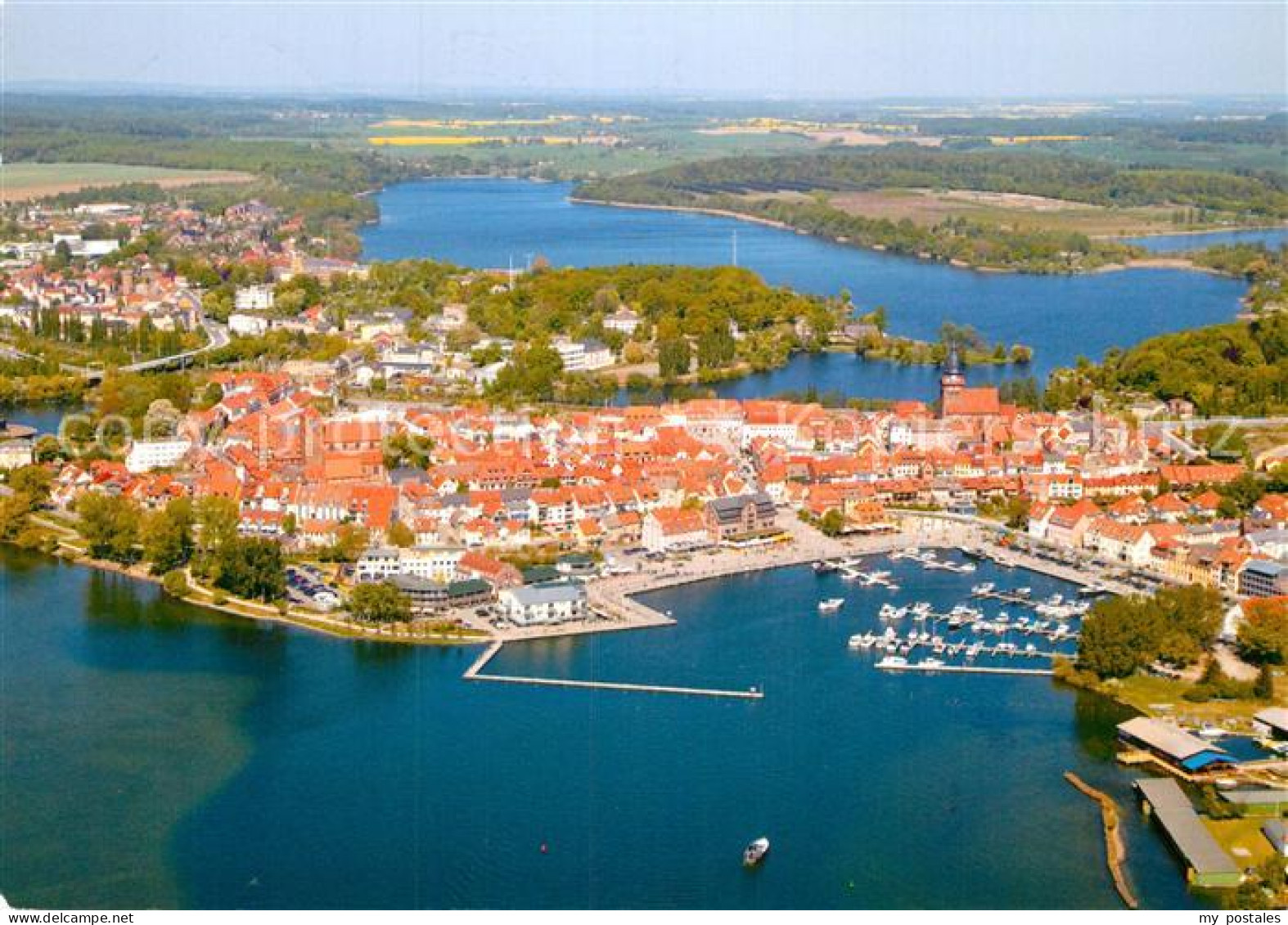 Waren Mueritz Fliegeraufnahme