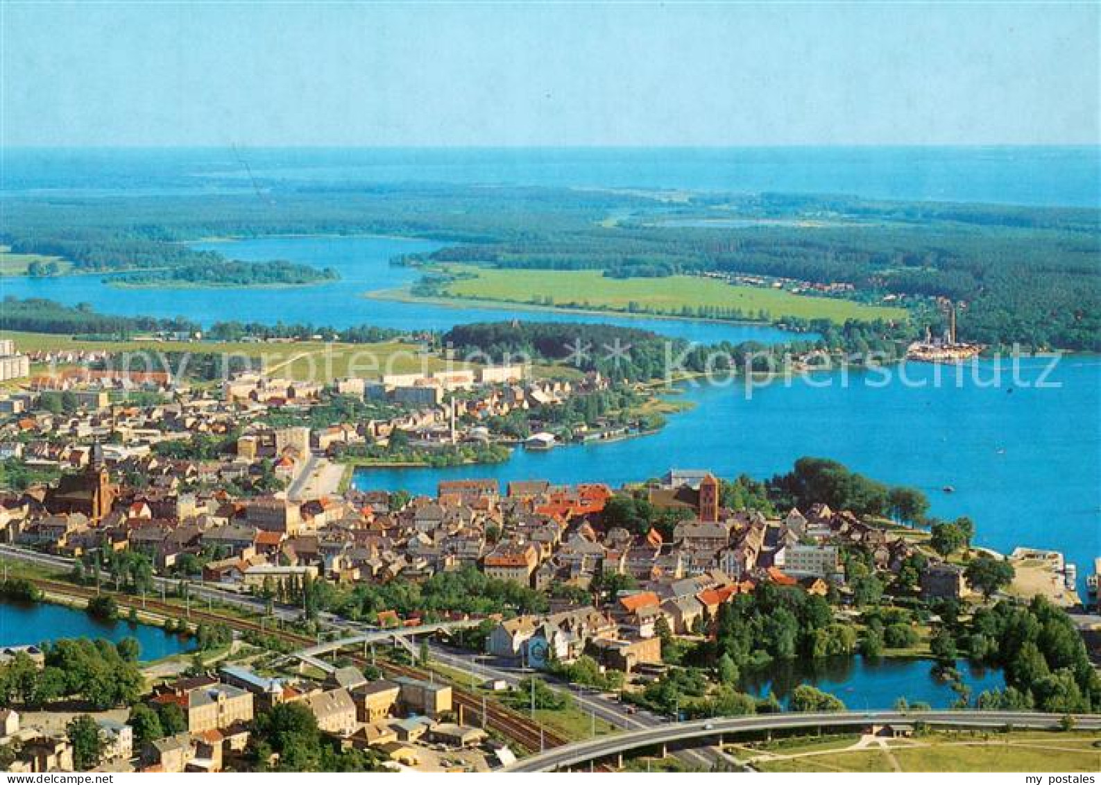 Waren Mueritz Fliegeraufnahme