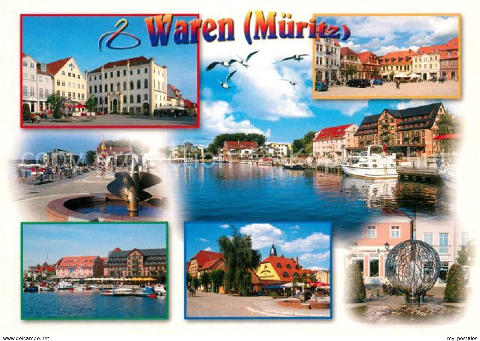 Waren Mueritz Stadtansichten