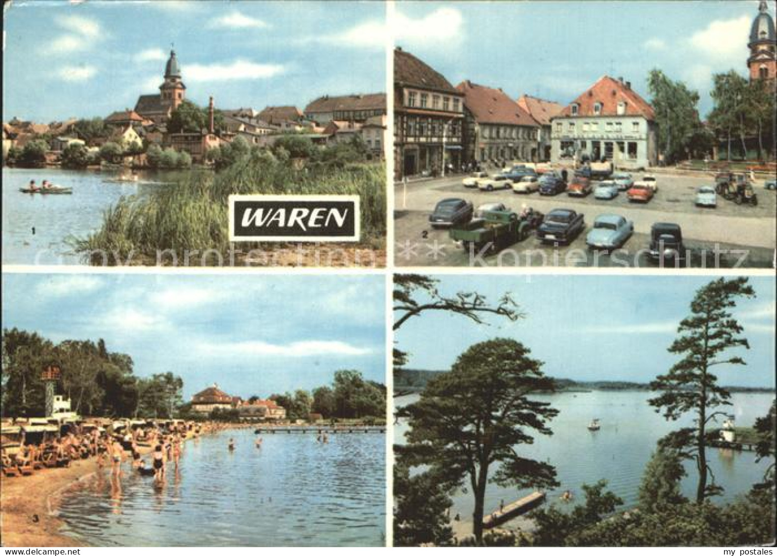 Waren Mueritz Tiefwarensee Mueritz Badeanstalt