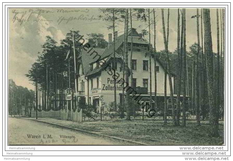 Waren - Müritz - Villenstrasse - Pension Zollerhöhe