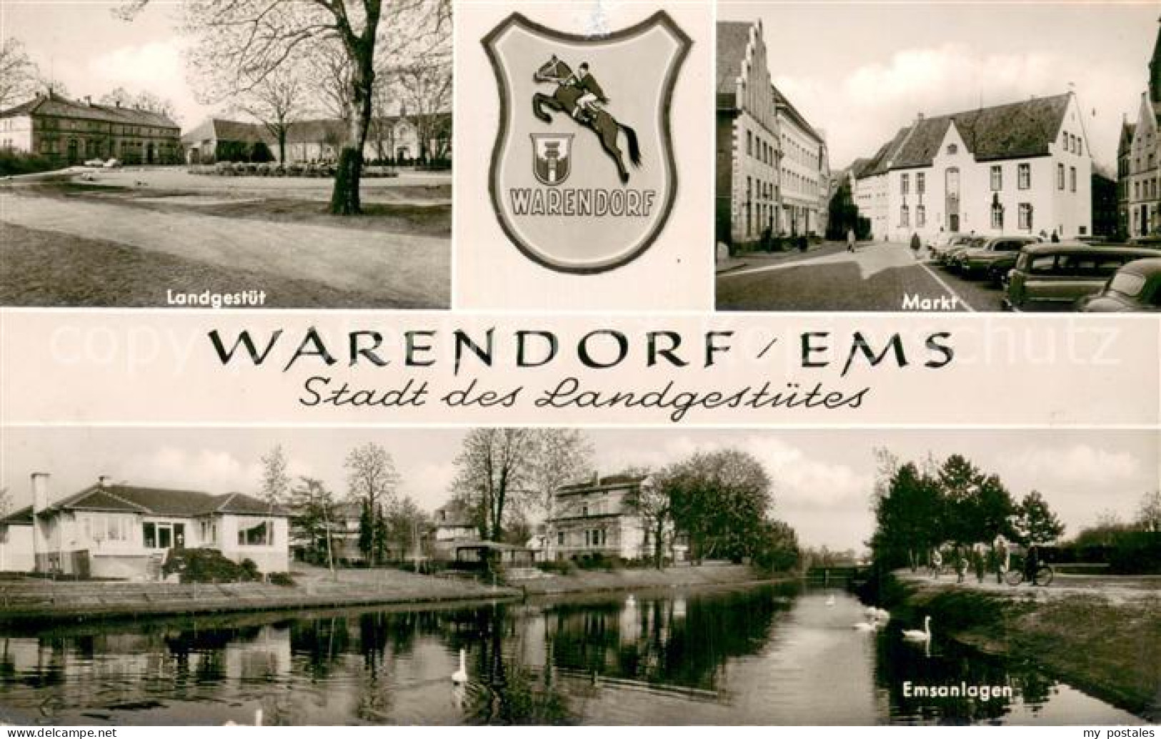Warendorf NRW Landgestuet Markt Emsanlagen