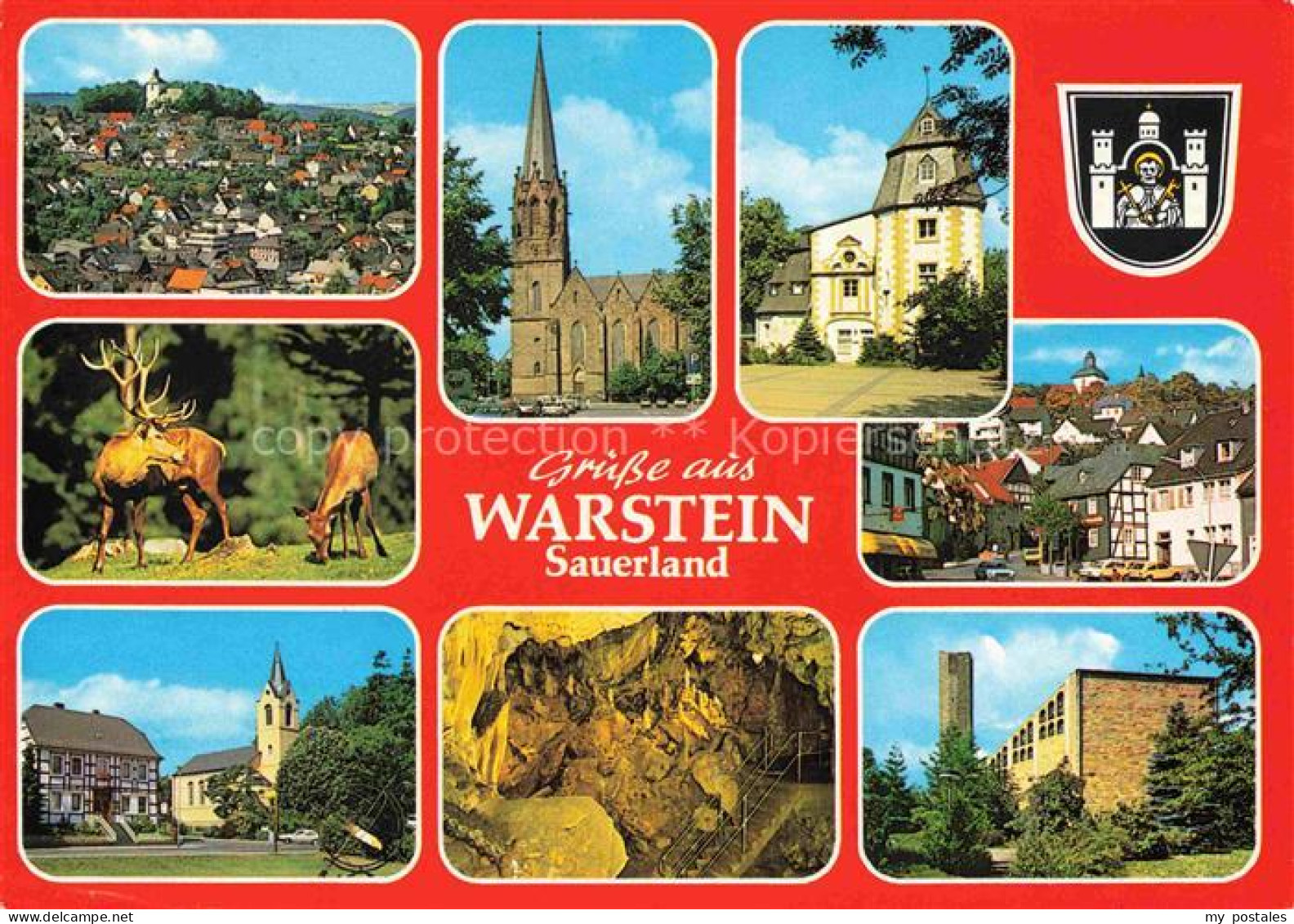 Warstein NRW Teilansichten Kirche Wild Hoehle