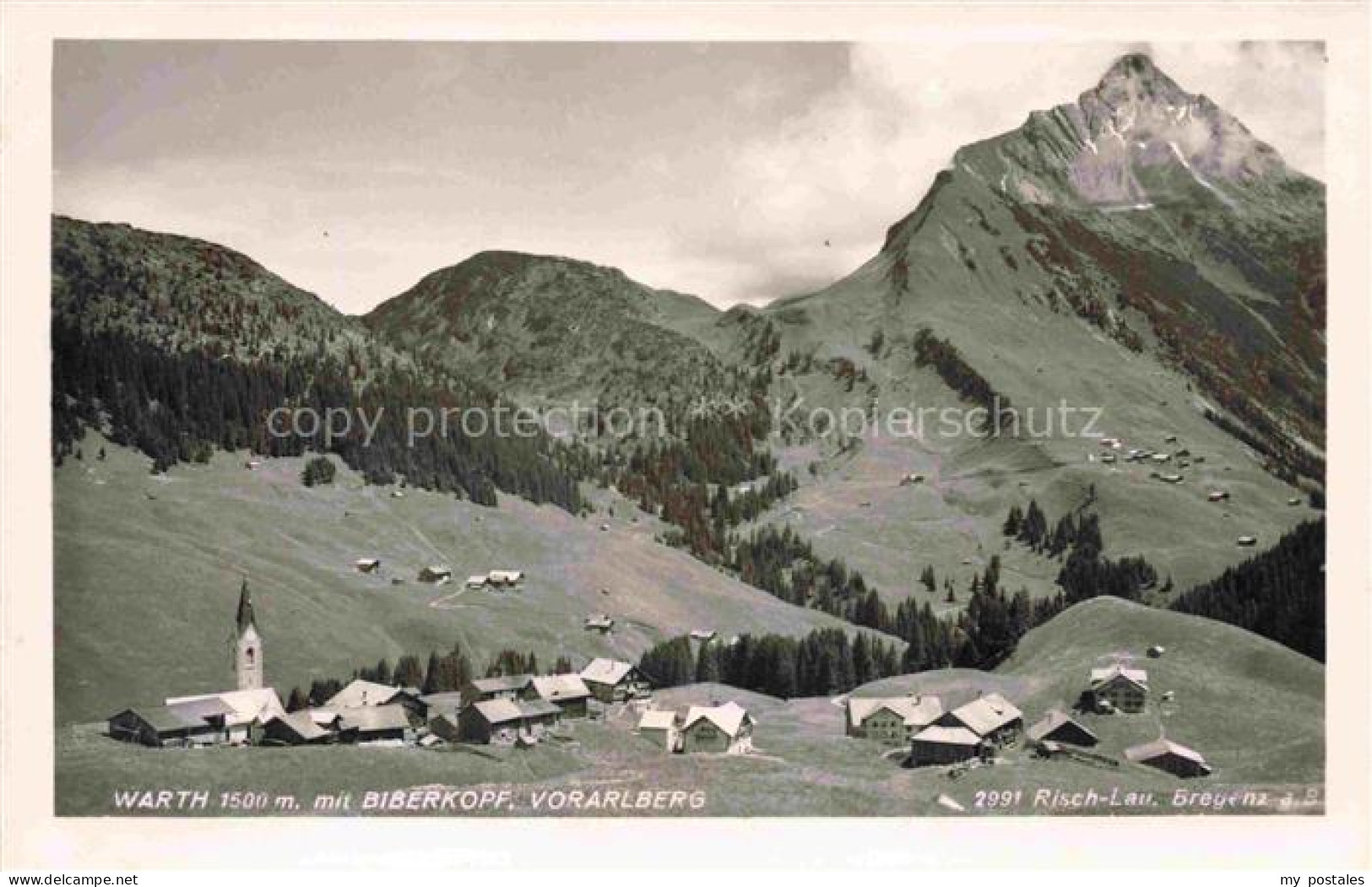 Warth Vorarlberg AT mit Biberkopf