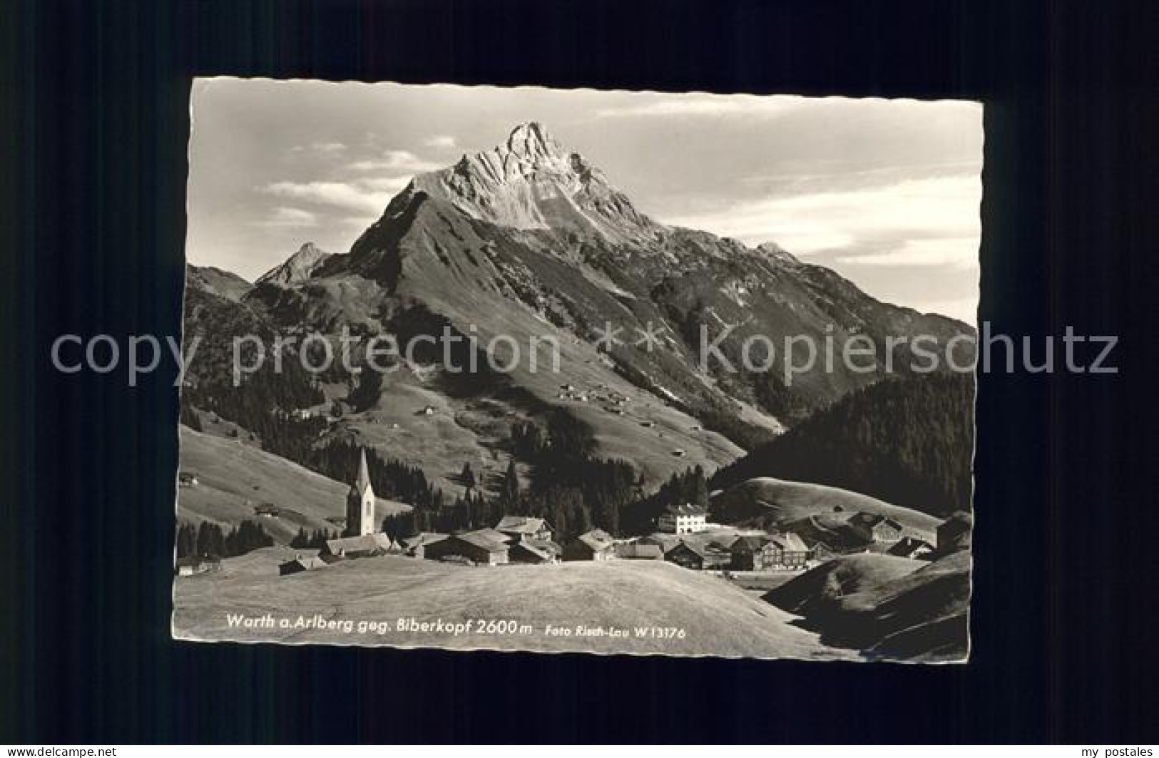 Warth Vorarlberg mit Biberkopf