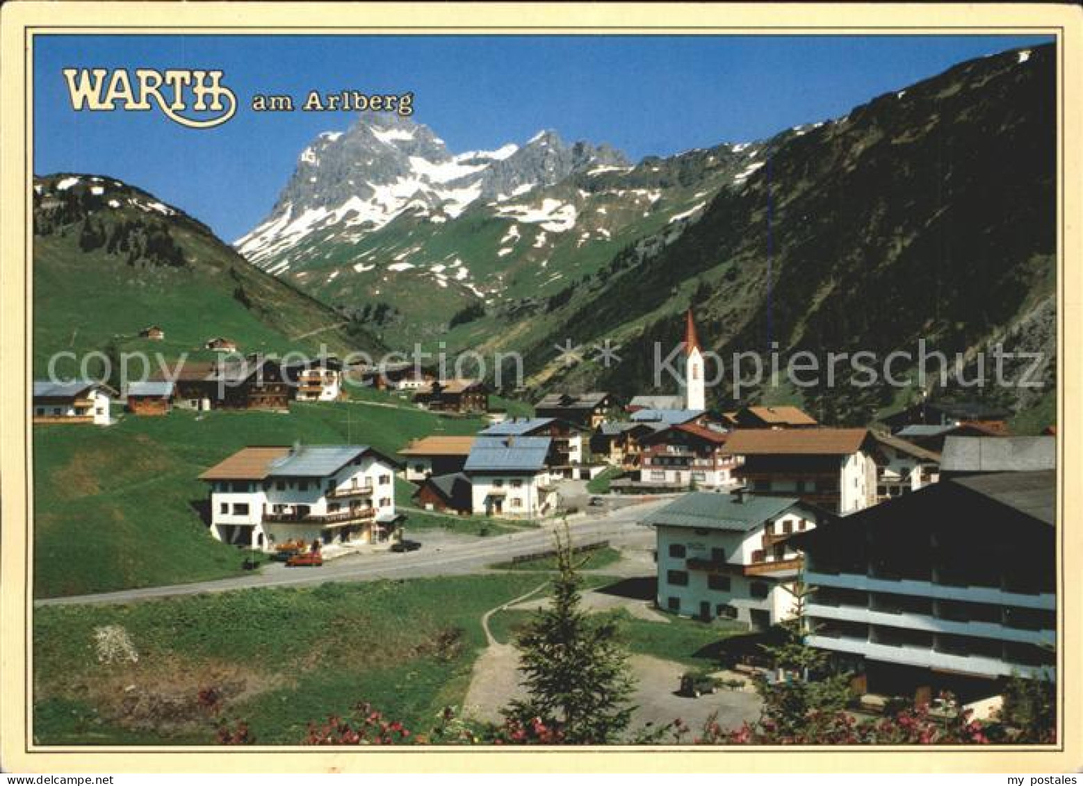 Warth Vorarlberg mit Widderstein