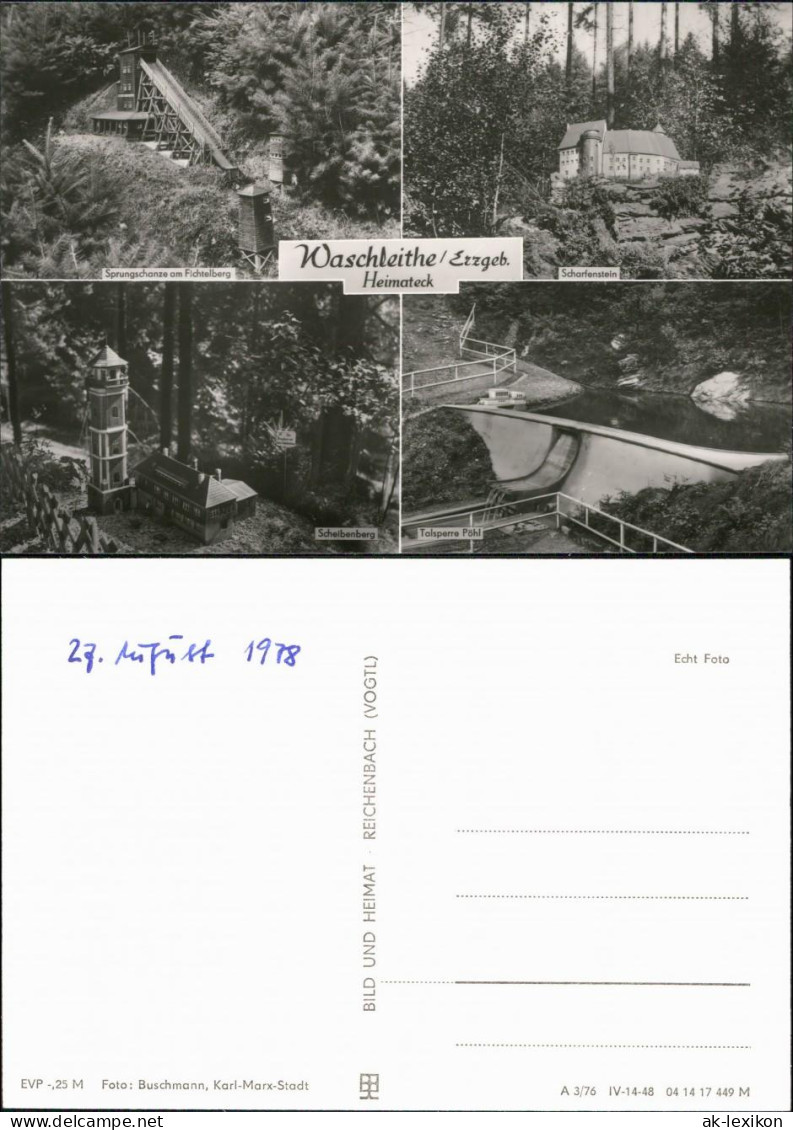 Waschleithe-Grünhain-Beierfeld Miniaturschauanlage Heimatecke 1976