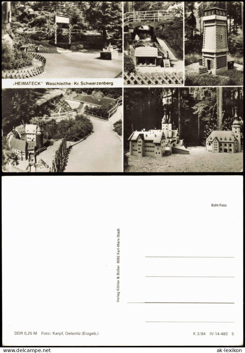 Waschleithe-Grünhain-Beierfeld Miniaturschauanlage Heimatecke 1984