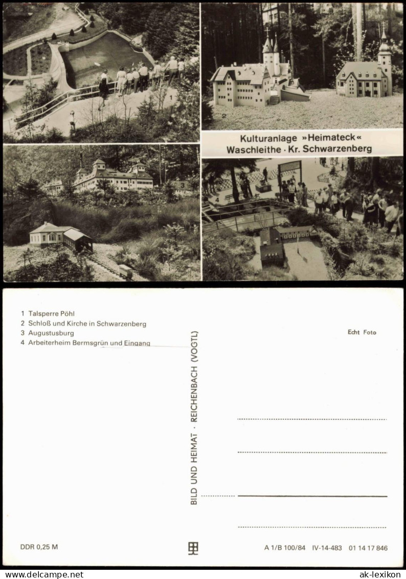 Waschleithe-Grünhain-Beierfeld Miniaturschauanlage Heimatecke 1984