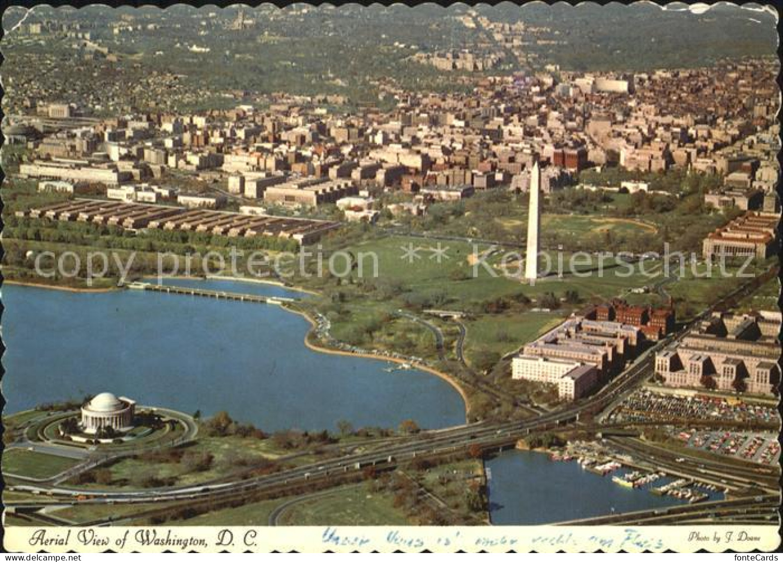 Washington DC Fliegeraufnahme