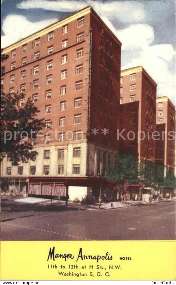 Washington DC Manger Annapolis Hotel
