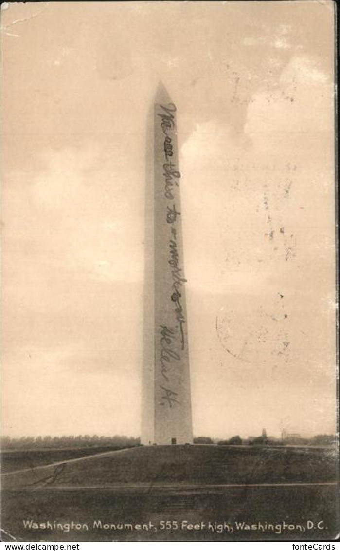 Washington DC Washington Monumet 555 Feet high
