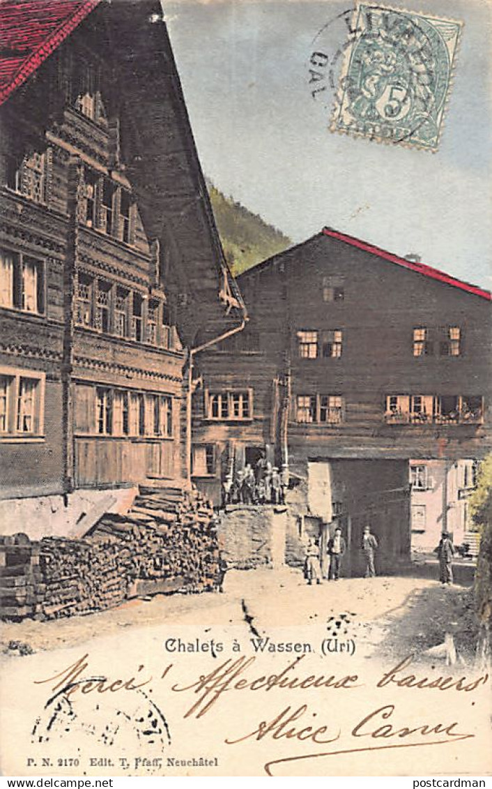WASSEN (UR) Chalets - Ed. T. Pfaff 2170