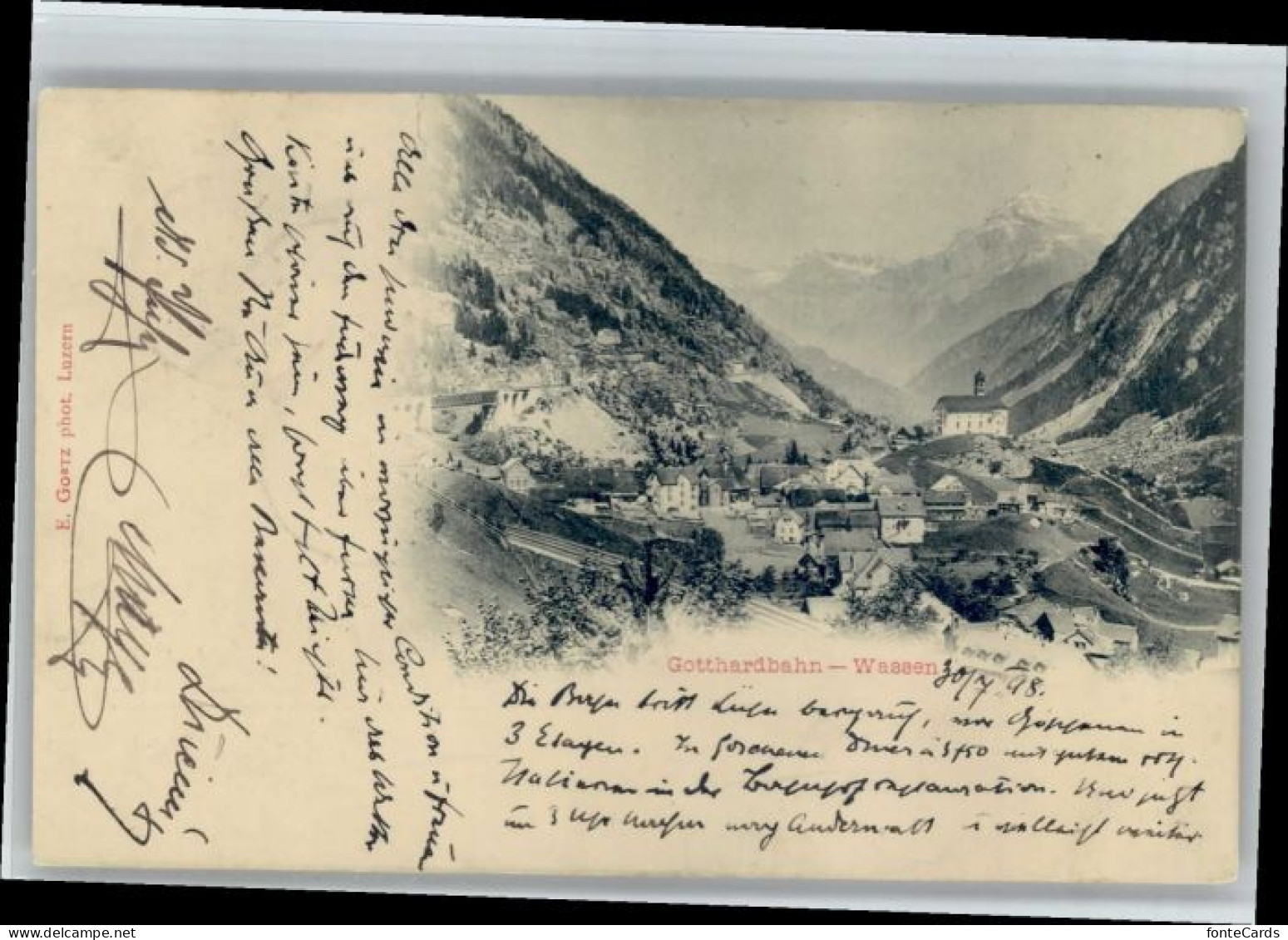 Wassen UR Wassen Gotthardbahn
