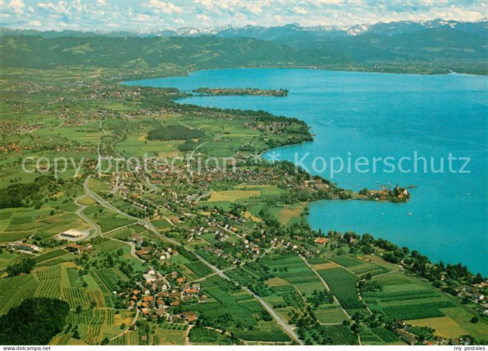 Wasserburg Bodensee Fliegeraufnahme