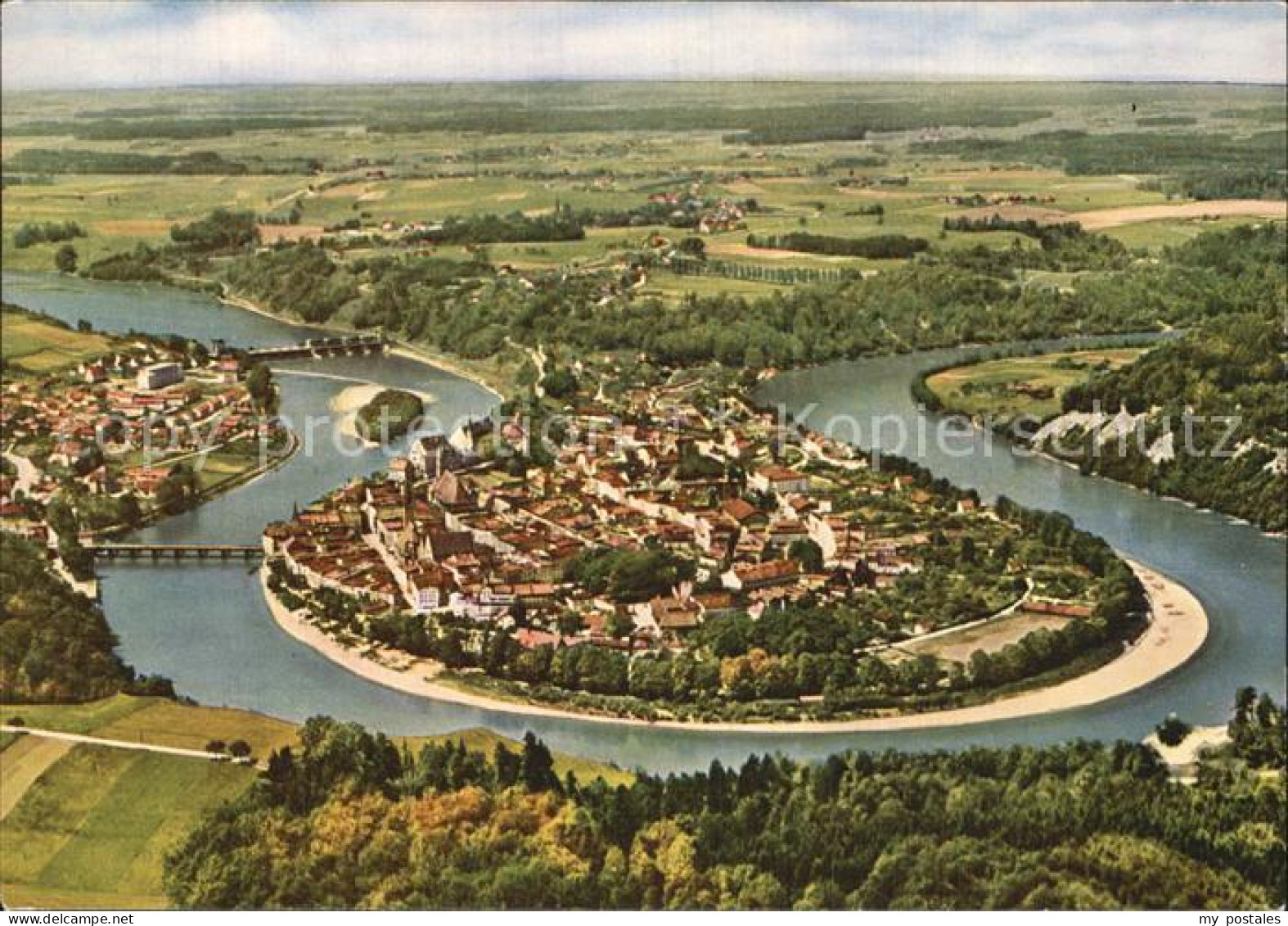 Wasserburg Inn Fliegeraufnahme