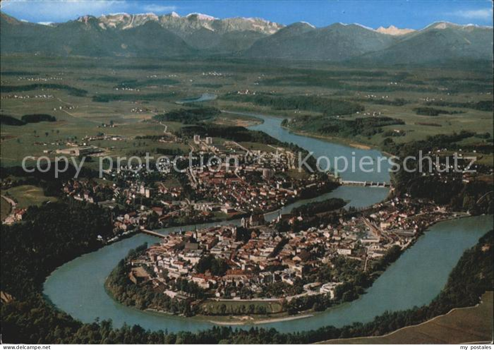 Wasserburg Inn Fliegeraufnahme