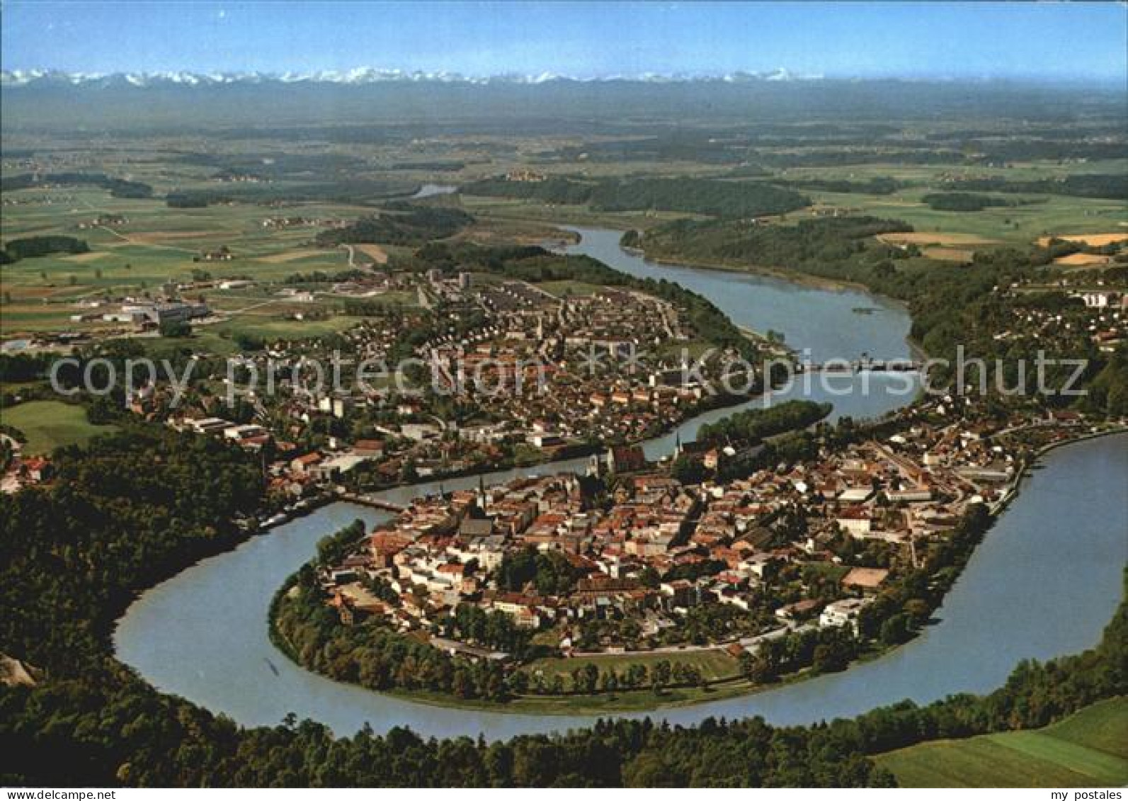 Wasserburg Inn Fliegeraufnahme