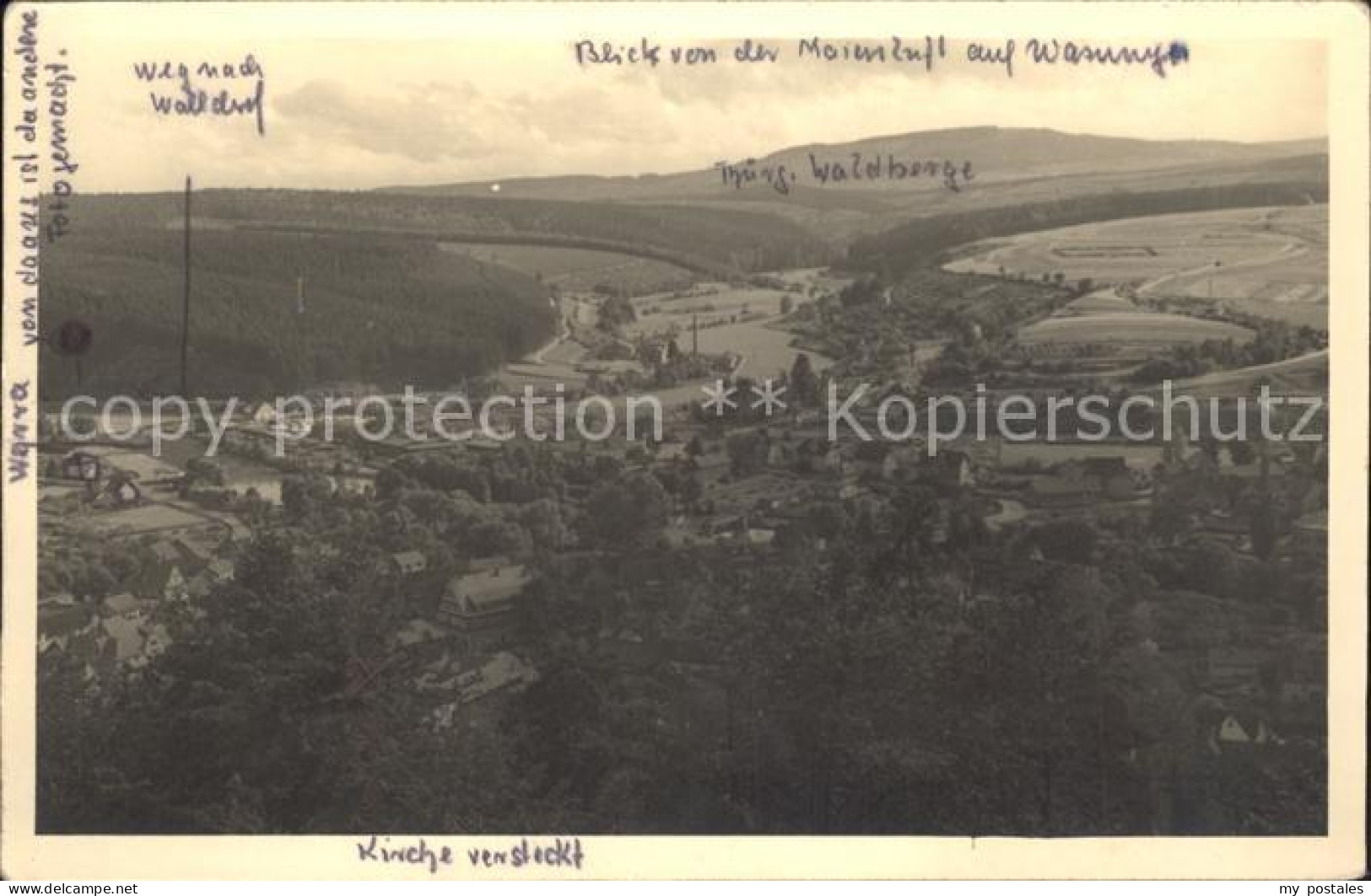 Wasungen Ortsansicht Werra